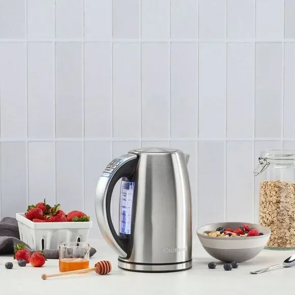 Cuisinart - Cuisinart Perfectemp 1.7L Electric Programmable Ke Stainless Steel